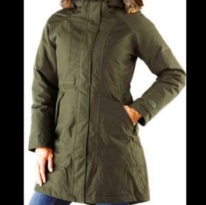 The North Face Women's Arctic Parka Coat Green Med
